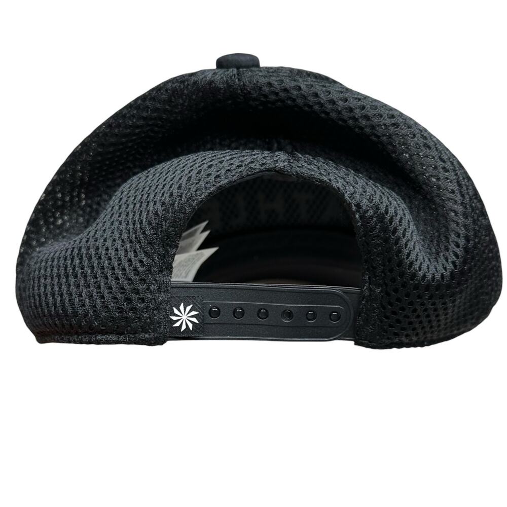 ATHLETA Icon Trucker Hat Black Women's One Size Mesh Back Adjustable Logo - Picture 3 of 7